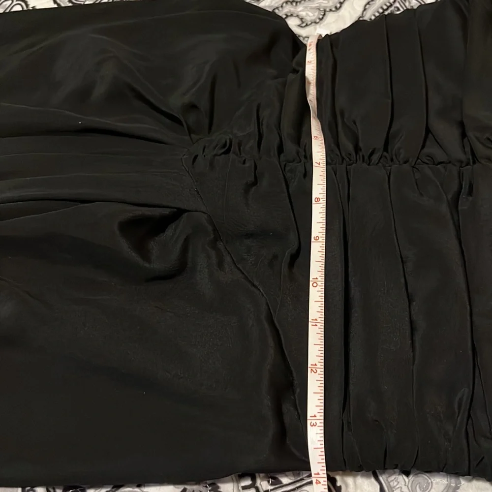 Vintage 100% Silk Black Sweetheart w/Straps Dress Size 10 more like a Size 6 - Picture 7 of 7